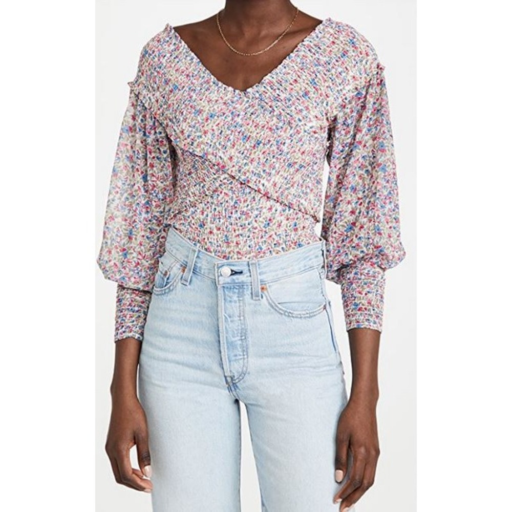 BB Dakota Steve Madden women top blouse shirt BM14269X polyester L $149